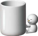 【正規輸入品 食品検査合格品】 ALESSI アレッシィ FIGURE フィギュア The hug mug マグカップ （雪だるま） AMGI18